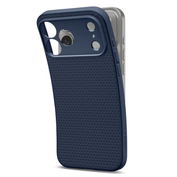 Θήκη iPhone 18 Pro / 17 Pro Spigen Liquid Air Navy Blue (ACS12150) - Image 4