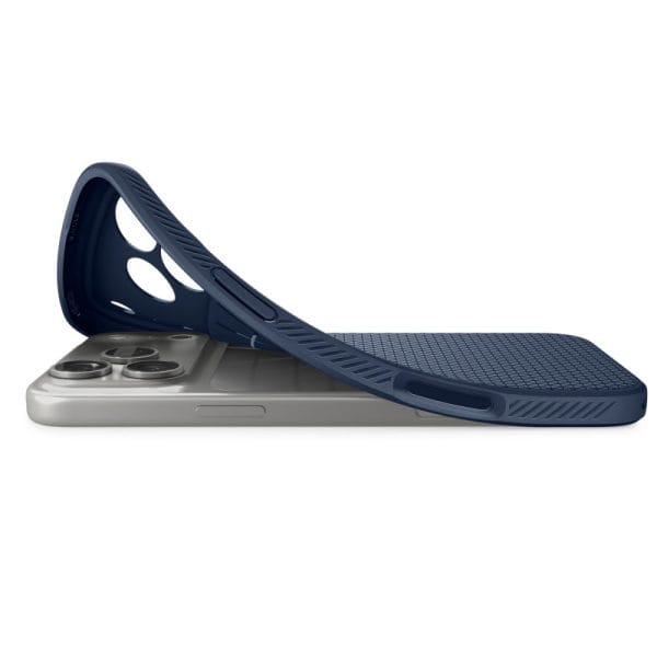 Θήκη iPhone 18 Pro / 17 Pro Spigen Liquid Air Navy Blue (ACS12150) - Image 5