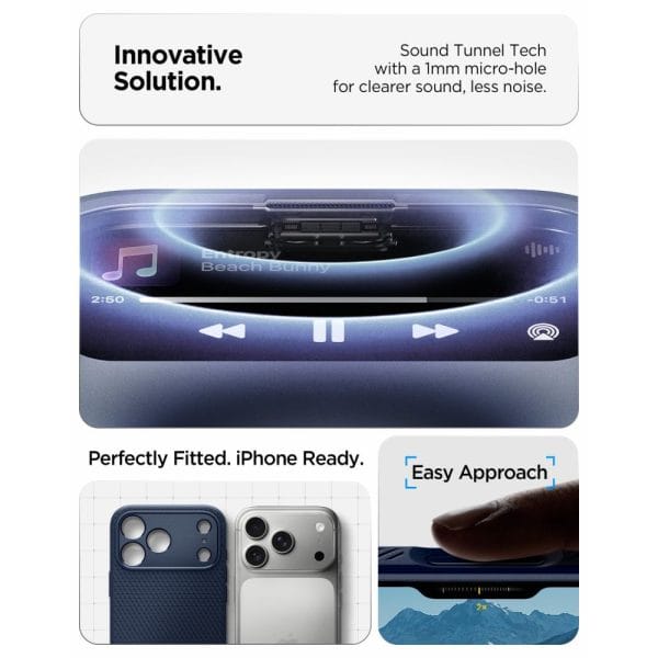 Θήκη iPhone 18 Pro / 17 Pro Spigen Liquid Air Navy Blue (ACS12150) - Image 10