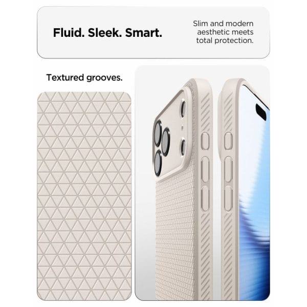 Θήκη iPhone 18 Pro Max / 17 Pro Max Spigen Liquid Air Natural Titanium (ACS12114) - Image 6