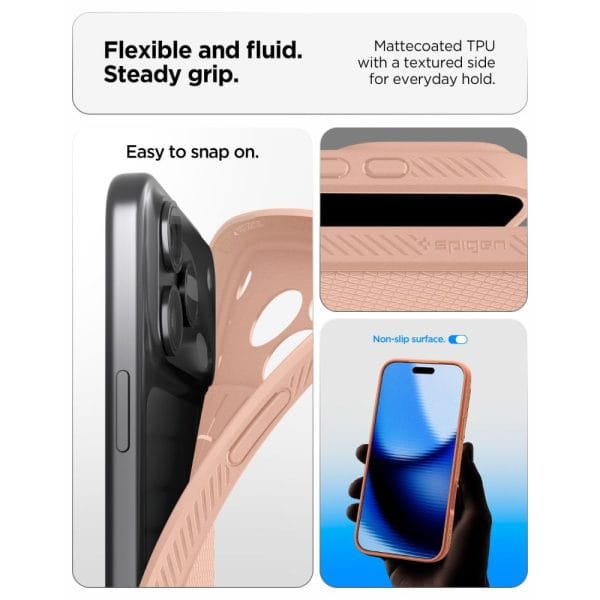 Θήκη iPhone 18 Pro Max / 17 Pro Max Spigen Liquid Air Rose Titanium (ACS12115) - Image 6