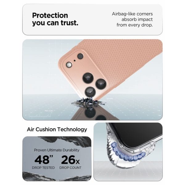 Θήκη iPhone 18 Pro Max / 17 Pro Max Spigen Liquid Air Rose Titanium (ACS12115) - Image 8