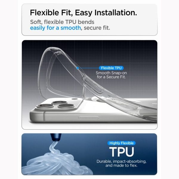 Θήκη iPhone 18 Pro / 17 Pro Spigen Liquid Crystal MagFit MagSafe Clear/White (ACS12180) - Image 7