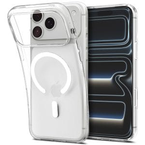 Θήκη iPhone 18 Pro Max 17 Pro Max Spigen Liquid Crystal MagFit MagSafe Clear White