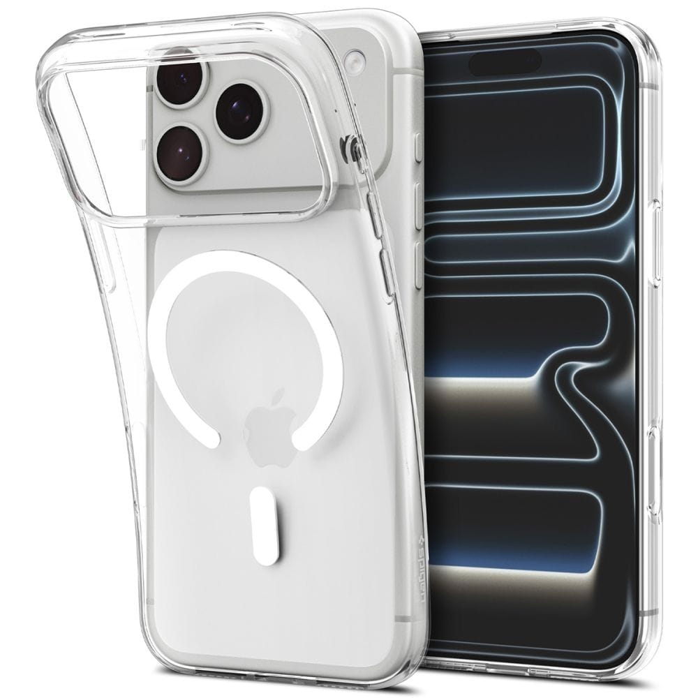 Θήκη iPhone 18 Pro Max 17 Pro Max Spigen Liquid Crystal MagFit MagSafe Clear White