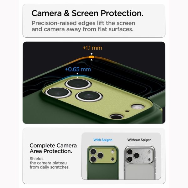 Θήκη iPhone 18 Pro / 17 Pro Spigen Nano Pop Hybrid MagFit MagSafe Avo Green (ACS12176) - Image 13