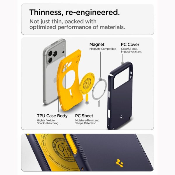 Θήκη iPhone 18 Pro / 17 Pro Spigen Nano Pop Hybrid MagFit MagSafe Blueberry Navy (ACS12175) - Image 9