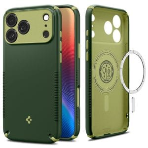 Θήκη iPhone 18 Pro Max 17 Pro Max Spigen Nano Pop Hybrid MagFit MagSafe Avo Green