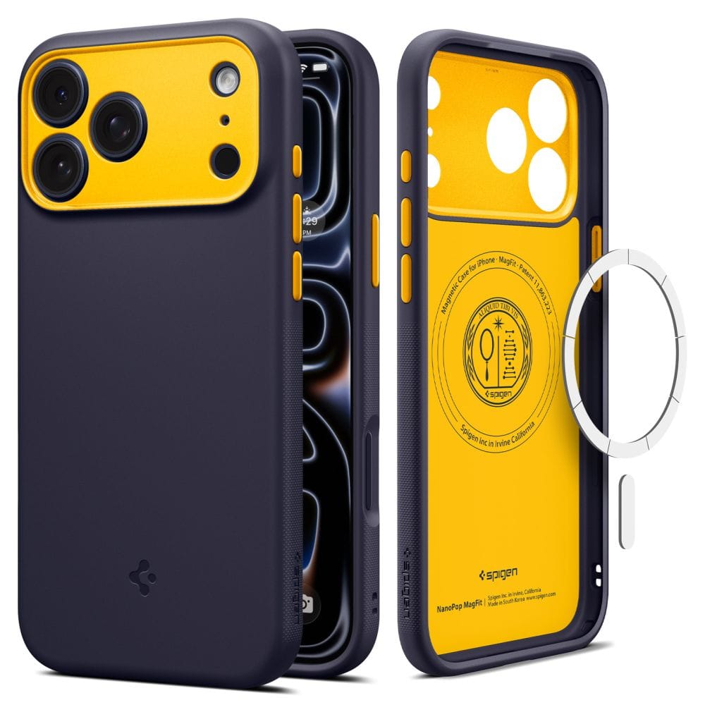 Θήκη iPhone 18 Pro 17 Pro Spigen Nano Pop MagFit MagSafe Blueberry Navy