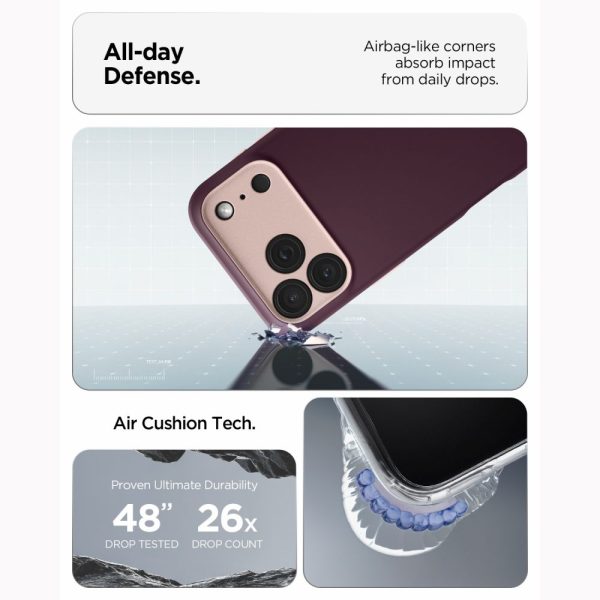 Θήκη iPhone 18 Pro / 17 Pro Spigen Nano Pop MagFit MagSafe Burgundy Bean (ACS12179) - Image 8