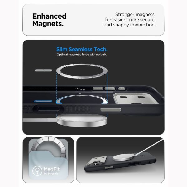 Θήκη iPhone 18 Pro Max / 17 Pro Max Spigen Nano Pop MagFit MagSafe Black Sesame (ACS12142) - Image 6