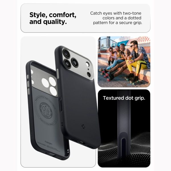 Θήκη iPhone 18 Pro Max / 17 Pro Max Spigen Nano Pop MagFit MagSafe Black Sesame (ACS12142) - Image 7