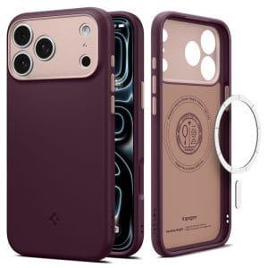 Θήκη iPhone 18 Pro Max 17 Pro Max Spigen Nano Pop MagFit MagSafe Burgundy Bean