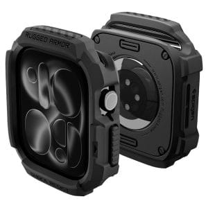 Θήκη Apple Watch Series 12 42mm Spigen Rugged Armor Matte Black ACS11877