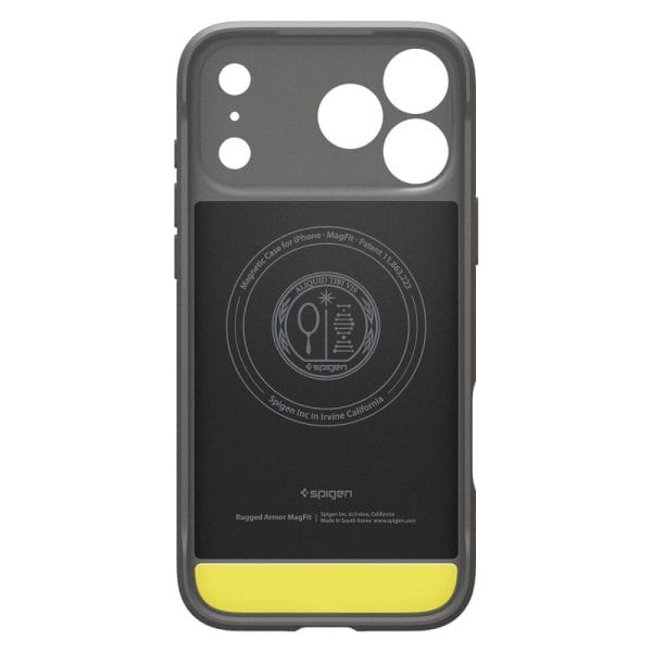 Θήκη iPhone 18 Pro / 17 Pro Spigen Rugged Armor MagFit MagSafe Grey (ACS12148) - Image 4