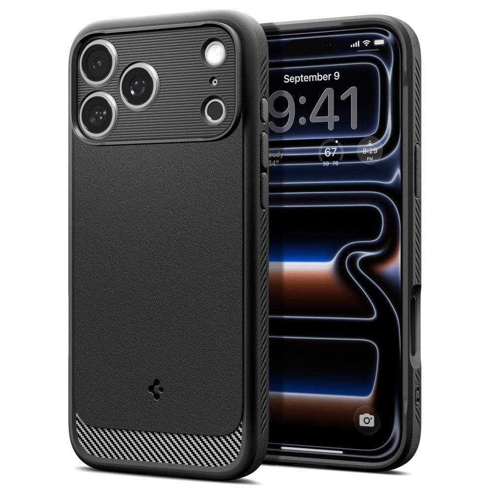 Θήκη iPhone 18 Pro / 17 Pro Spigen Rugged Armor MagFit MagSafe Matte Black (ACS12147) - Image 2