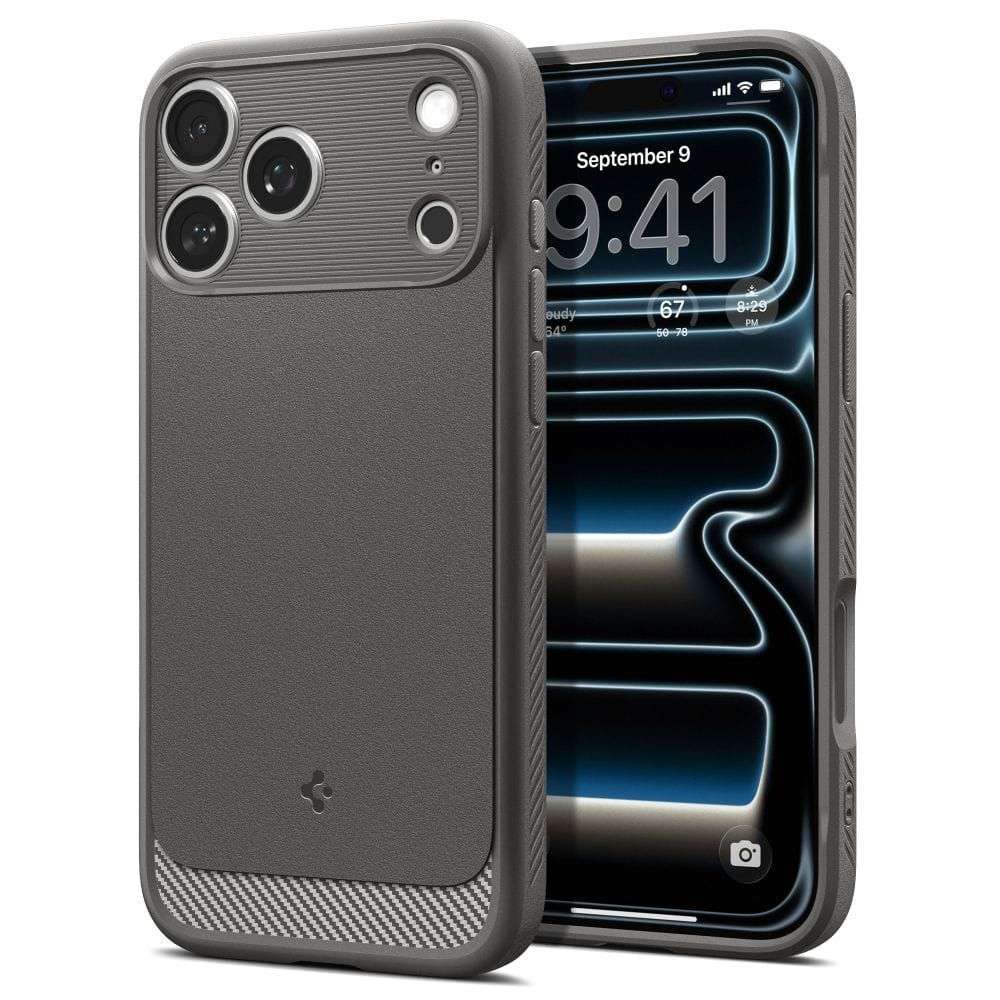 Θήκη iPhone 18 Pro Max / 17 Pro Max Spigen Rugged Armor MagFit MagSafe Gray (ACS12110) - Image 2