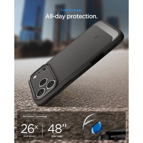 Θήκη iPhone 18 Pro Max / 17 Pro Max Spigen Rugged Armor MagFit MagSafe Gray (ACS12110) - Image 8