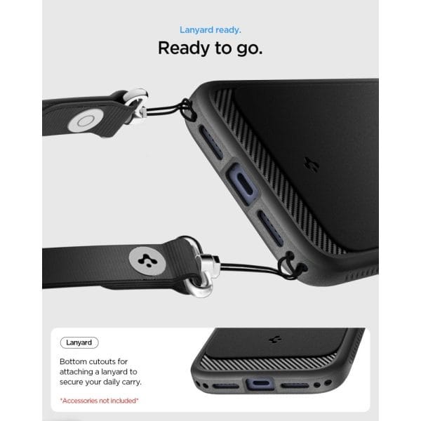 Θήκη iPhone 18 Pro Max / 17 Pro Max Spigen Rugged Armor MagFit MagSafe Matte Black (ACS12109) - Image 6