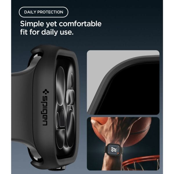 Θήκη Apple Watch Series 12 (42mm) Spigen Thin Fit Black (ACS11880) - Image 7