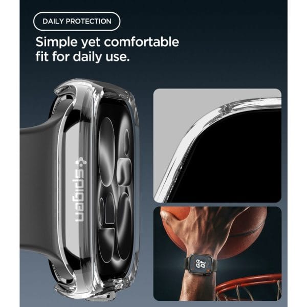 Θήκη Apple Watch Series 12 (42mm) Spigen Thin Fit Crystal Clear (ACS11881) - Image 7