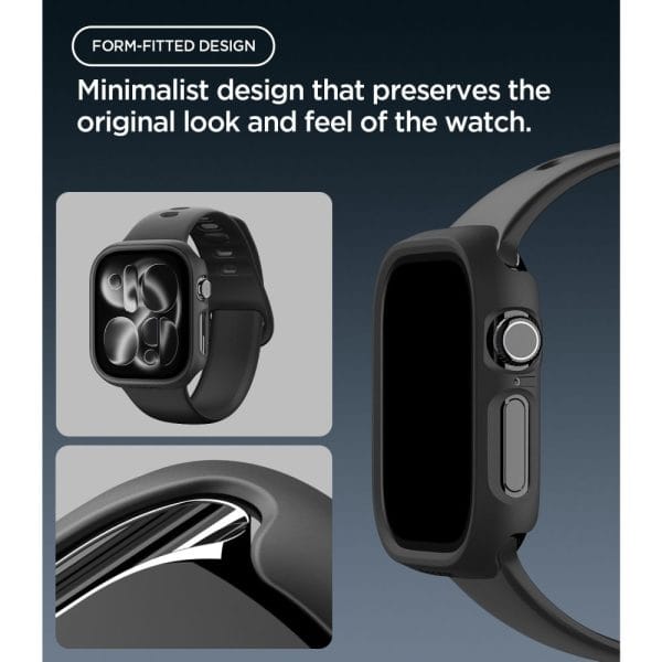 Θήκη Apple Watch Series 12 (46mm) Spigen Thin Fit Black (ACS11890) - Image 6