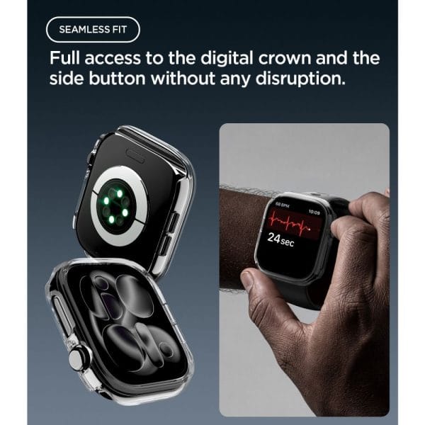 Θήκη Apple Watch Series 12 (46mm) Spigen Thin Fit Crystal Clear (ACS11891) - Image 9