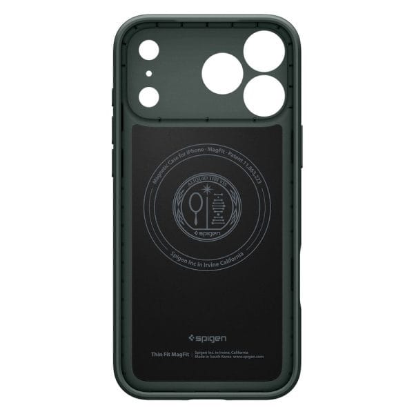 Θήκη iPhone 18 Pro / 17 Pro Spigen Thin Fit MagFit MagSafe Abyss Green (ACS12145) - Image 4