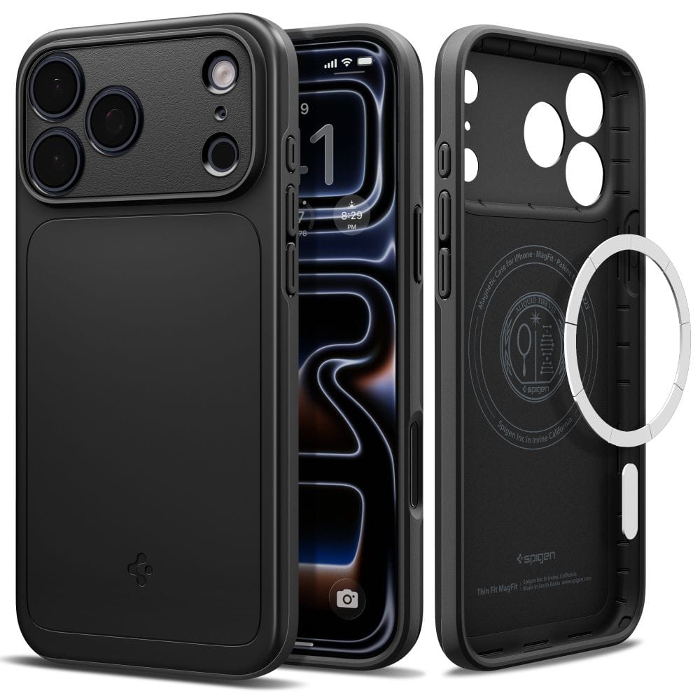 Θήκη iPhone 18 Pro 17 Pro Spigen Thin Fit MagFit MagSafe Black