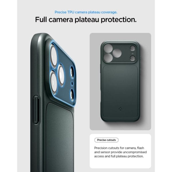 Θήκη iPhone 18 Pro Max / 17 Pro Max Spigen Thin Fit MagFit MagSafe Abyss Green (ACS12106) - Image 9