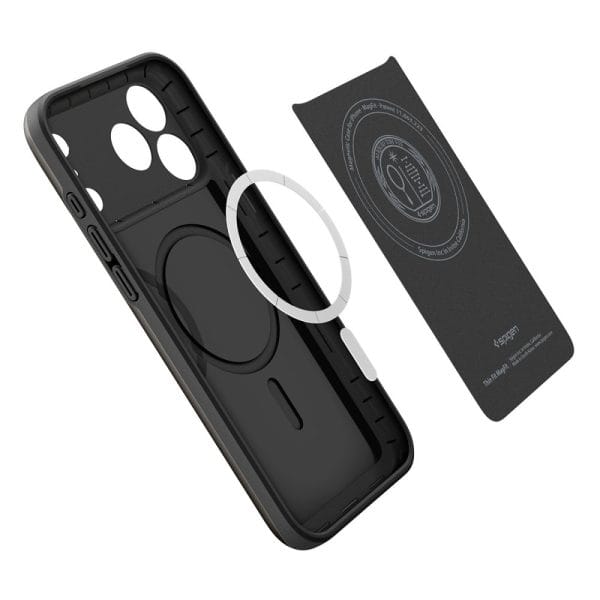 Θήκη iPhone 18 Pro Max / 17 Pro Max Spigen Thin Fit MagFit MagSafe Black (ACS12105) - Image 5