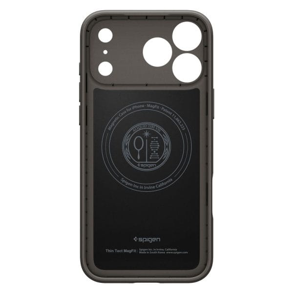 Θήκη iPhone 18 Pro Max / 17 Pro Max Spigen Thin Fit MagFit MagSafe Gunmetal (ACS12107) - Image 4