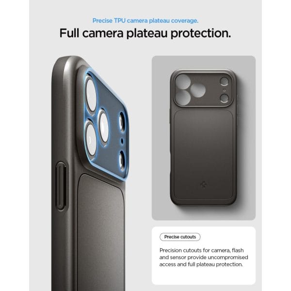 Θήκη iPhone 18 Pro Max / 17 Pro Max Spigen Thin Fit MagFit MagSafe Gunmetal (ACS12107) - Image 9
