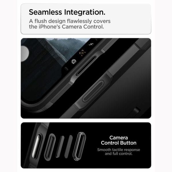 Θήκη iPhone 18 Pro / 17 Pro Spigen Tough Armor T MagFit MagSafe Kickstand Black (ACS12173) - Image 11