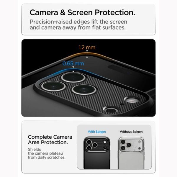Θήκη iPhone 18 Pro / 17 Pro Spigen Tough Armor T MagFit MagSafe Kickstand Black (ACS12173) - Image 15