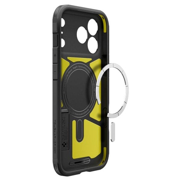 Θήκη iPhone 18 Pro / 17 Pro Spigen Tough Armor T MagFit MagSafe Kickstand Black (ACS12173) - Image 6