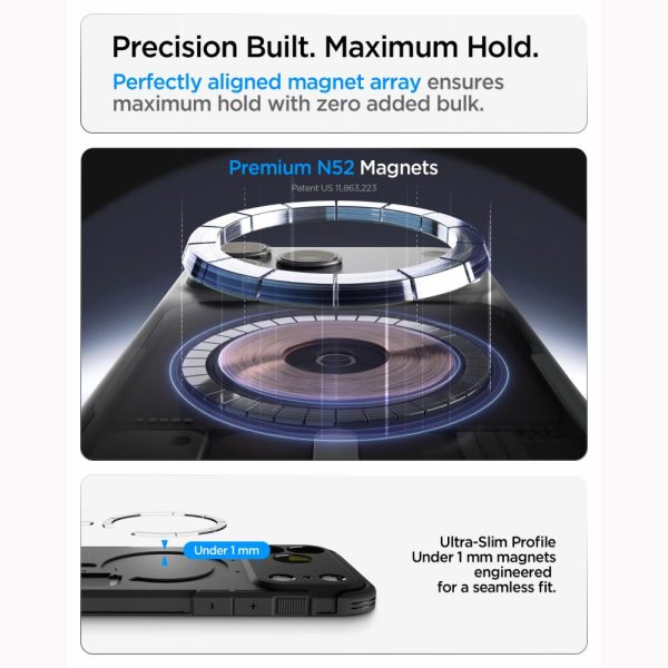 Θήκη iPhone 18 Pro / 17 Pro Spigen Tough Armor T MagFit MagSafe Kickstand Gunmetal (ACS12174) - Image 12