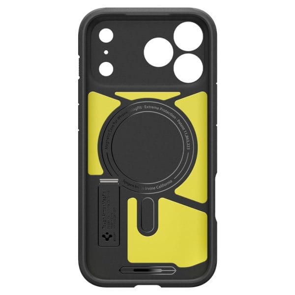 Θήκη iPhone 18 Pro / 17 Pro Spigen Tough Armor T MagFit MagSafe Kickstand Gunmetal (ACS12174) - Image 5