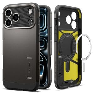 Θήκη iPhone 18 Pro Max 17 Pro Max Spigen Tough Armor T MagFit MagSafe Gunmetal