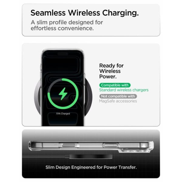 Θήκη iPhone 18 Pro / 17 Pro Spigen Ultra Hybrid Crystal Clear (ACS12153) - Image 8