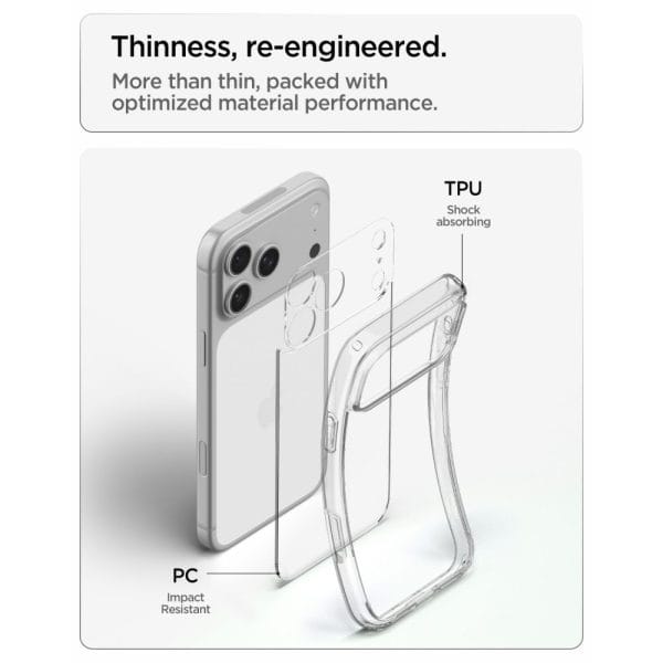 Θήκη iPhone 18 Pro Max / 17 Pro Max Spigen Ultra Hybrid Crystal Clear (ACS12116) - Image 7
