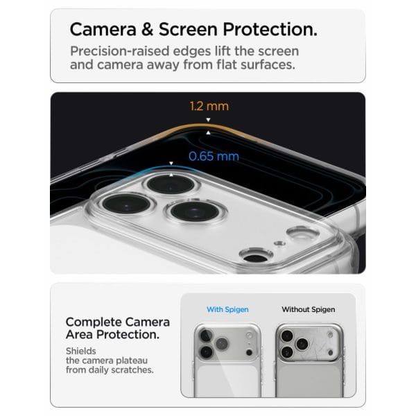 Θήκη iPhone 18 Pro Max / 17 Pro Max Spigen Ultra Hybrid Crystal Clear (ACS12116) - Image 10