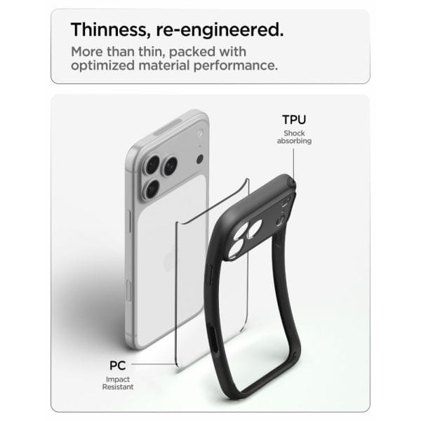 Θήκη iPhone 18 Pro Max / 17 Pro Max Spigen Ultra Hybrid Matte Black (ACS12117) - Image 7
