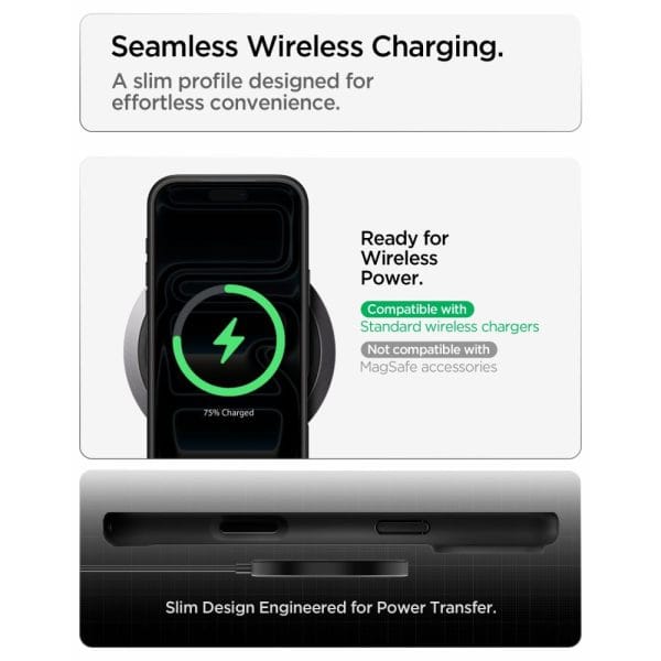Θήκη iPhone 18 Pro Max / 17 Pro Max Spigen Ultra Hybrid Matte Black (ACS12117) - Image 8