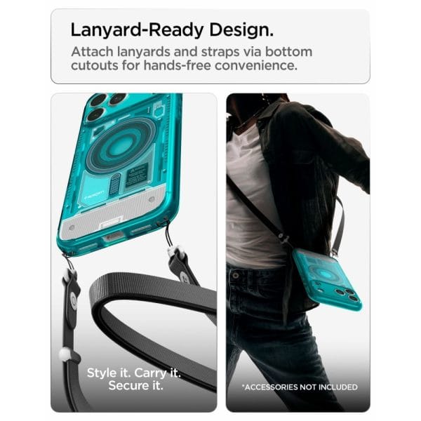 Θήκη iPhone 18 Pro / 17 Pro Spigen Ultra Hybrid MagFit MagSafe C-One Bondi Blue (ACS11985) - Image 14