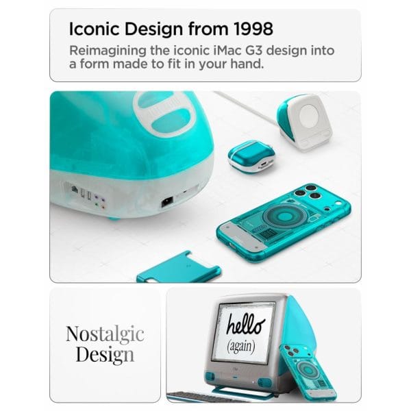 Θήκη iPhone 18 Pro / 17 Pro Spigen Ultra Hybrid MagFit MagSafe C-One Bondi Blue (ACS11985) - Image 8