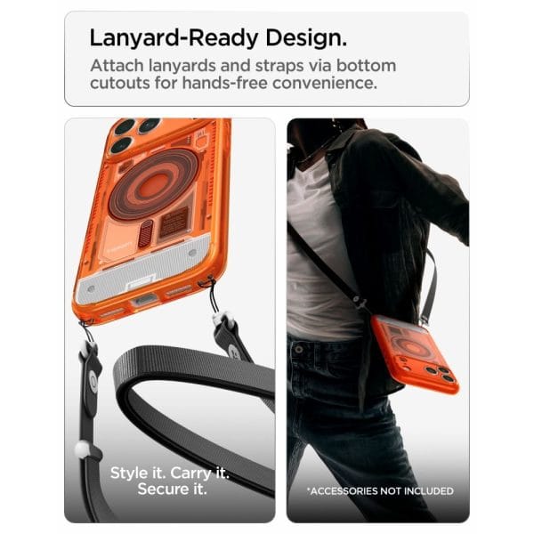 Θήκη iPhone 18 Pro / 17 Pro Spigen Ultra Hybrid MagFit MagSafe C-One Tangerine (ACS11986) - Image 14