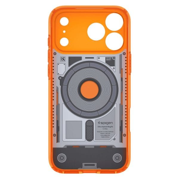 Θήκη iPhone 18 Pro / 17 Pro Spigen Ultra Hybrid MagFit MagSafe C-One Tangerine (ACS11986) - Image 4