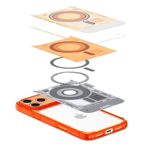 Θήκη iPhone 18 Pro / 17 Pro Spigen Ultra Hybrid MagFit MagSafe C-One Tangerine (ACS11986) - Image 6