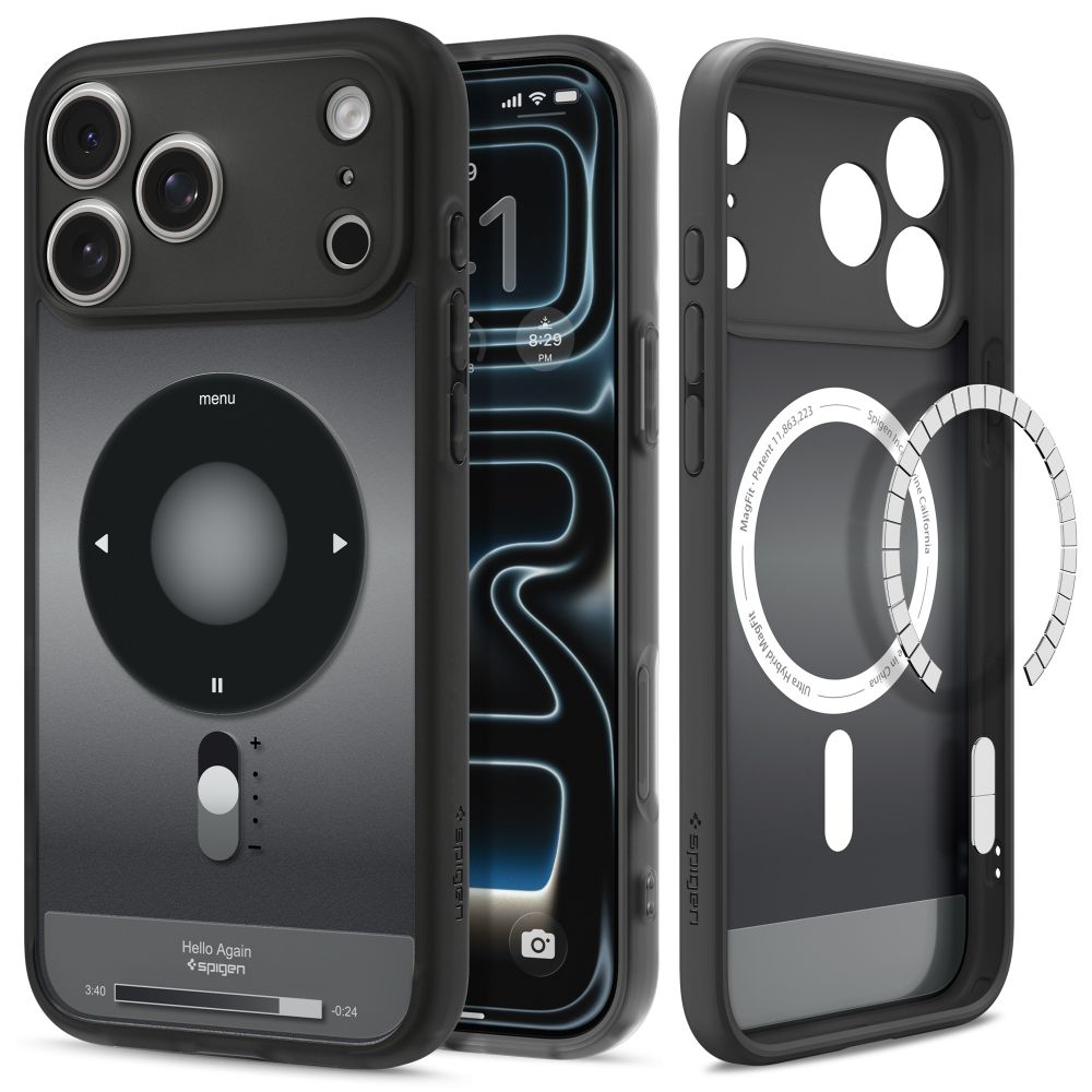 Θήκη iPhone 18 Pro / 17 Pro Spigen Ultra Hybrid Classic MagFit MagSafe Classic Black (ACS12168) - Image 2